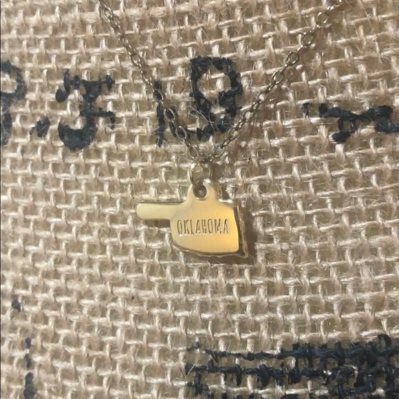 Jewelry - Gold plated Oklahoma Necklace